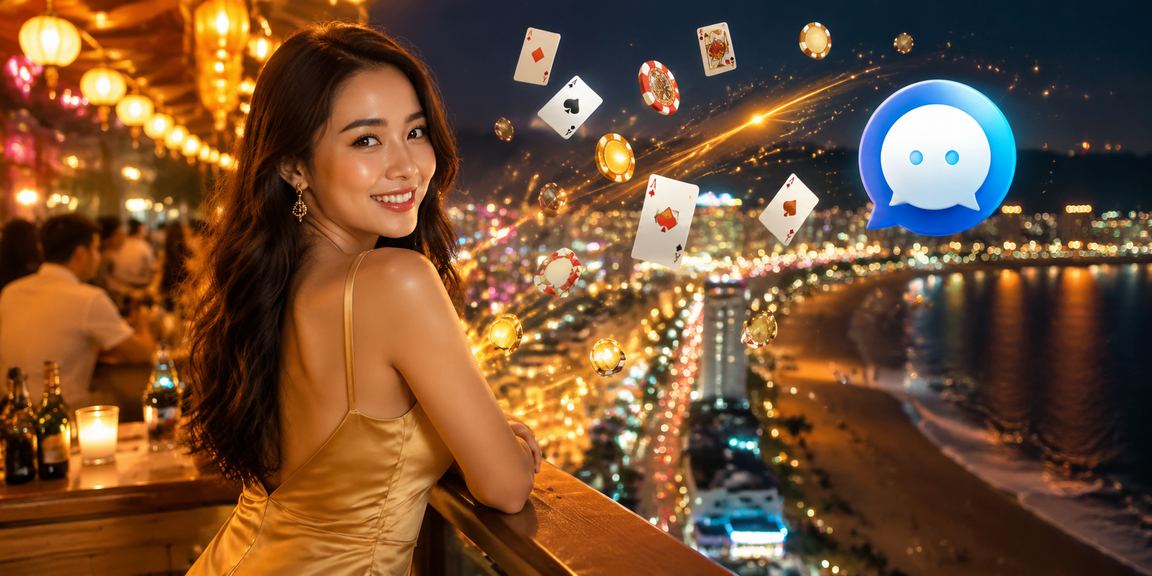 Không khí giải trí buổi tối tại chợ đêm Nha Trang với trò chơi bài